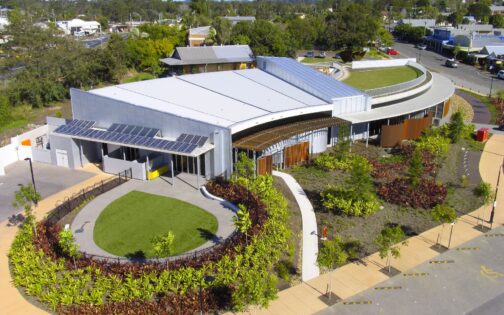 Cooroy Library Aerial View