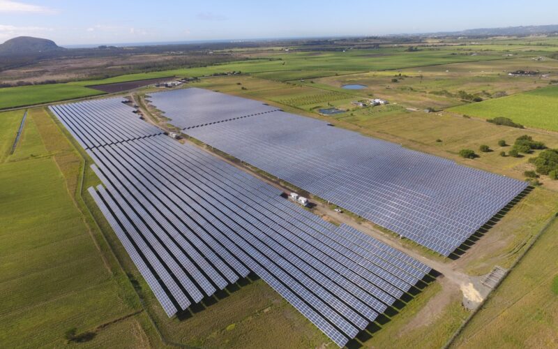 Sunshine Coast Solar Farm aerial